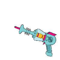 Lasers Space Cowgirl Sticker by Kaitlin Butts