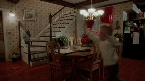 home alone christmas GIF by NBC Sports Soccer