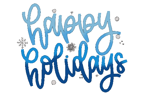 Art Happy Holidays Sticker