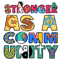 United Unity Sticker by GIF Peace a Chance