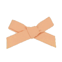 Theitsybitsybowco bow peach georgia monogram Sticker