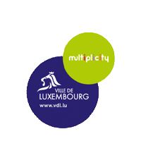 Vdl Letzebuerg Sticker by Ville de Luxembourg