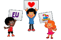 Kids Love Sticker by 3 Palavrinhas