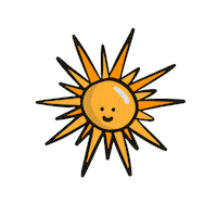 Happy Sun Sticker