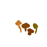 Forest Mushroom Sticker by feierSun