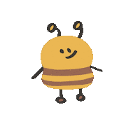 Bee Hati Sticker