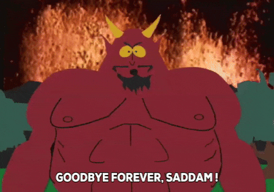 fire goodbye GIF by South Park 