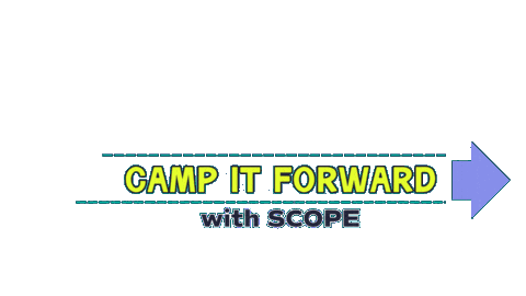 SupportSCOPE giphyupload scope supportscope campitforward Sticker
