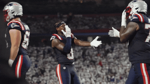 Stefon Diggs Football GIF by New England Patriots