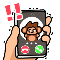 Accept Call Me Sticker