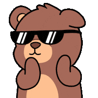 Happy Well Done Sticker by BEARISH