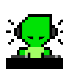 greenmangaming dj alien gamer pwned Sticker
