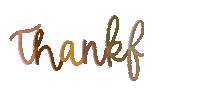 Fall Thank You Sticker