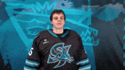 Get Loud Hockey GIF by San Jose Barracuda