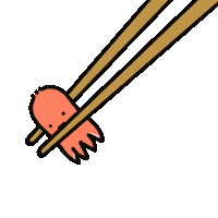 awayuki food yummy lunch かわいい Sticker
