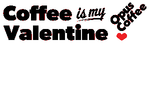 Valentines Day Love Sticker by Opus Coffee