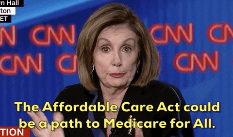 Nancy Pelosi Affordable Care Act GIF by GIPHY News