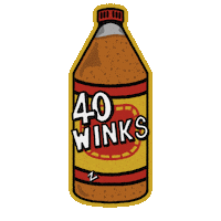 40Oz 40Winks Sticker