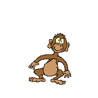 monkey STICKER