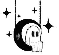 Night Moon Sticker