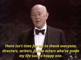 Alec Guinness acceptance speech GIF by The Academy Awards