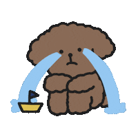 Sad Illustration Sticker