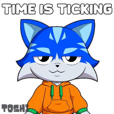 Thats It Lets Go Sticker by Toshithecat