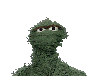 Go Away Scram Sticker by Sesame Street