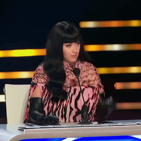 Katy Perry Reaction GIF by Idols Global