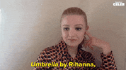 Rihanna Umbrella GIF by BuzzFeed