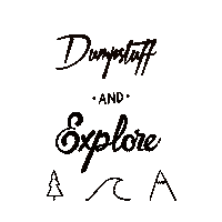 dumpstuffstore wave tree flash mountain Sticker