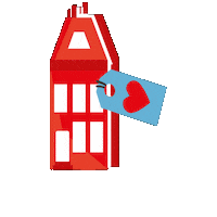 Kooyman_Eigen_Huis heart house hart makelaar Sticker