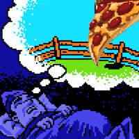 Hungry Pizza GIF by Anne Horel