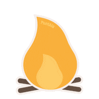 PuntAla fire camping campfire fuoco Sticker