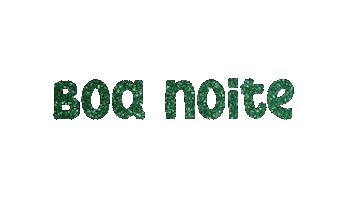 Boa Noite Glitter Sticker