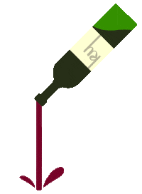 Drink Wine Sticker