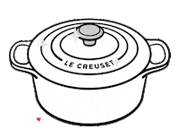 Hungry Love To Eat Sticker by Le Creuset