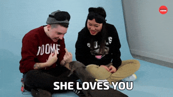 She loves you