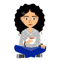 Girl Illustration Sticker