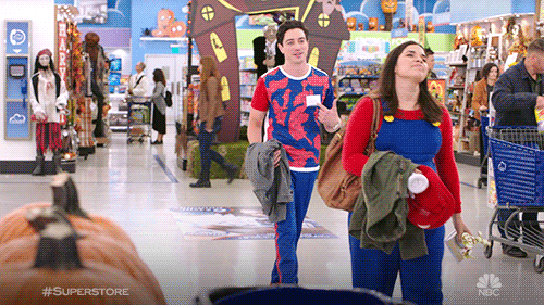 cloud 9 halloween GIF by Superstore