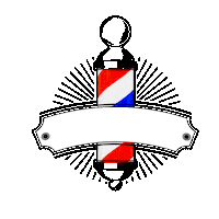 roldausa barber barberpole rolda roldausa Sticker