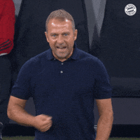 Excited Football GIF by FC Bayern Munich