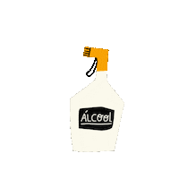 julianaeigner clean quarantine limpeza alcool Sticker