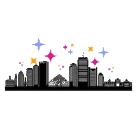 bostonprideforthepeople stars city boston ma Sticker