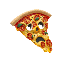 Sad Pizza Sticker by Anne Horel