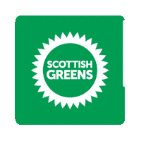 Logo Vote Green Sticker by Scottish Greens
