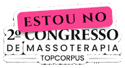 2 Congresso Topcorpus Sticker by Massagem TopCorpus