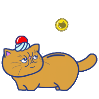 Cat Piggybank Sticker