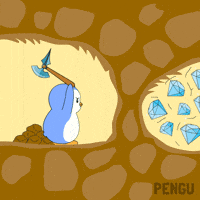 Keep Going Never Give Up GIF by Pudgy Penguins