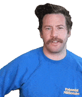 Oh Yeah Mustache Sticker